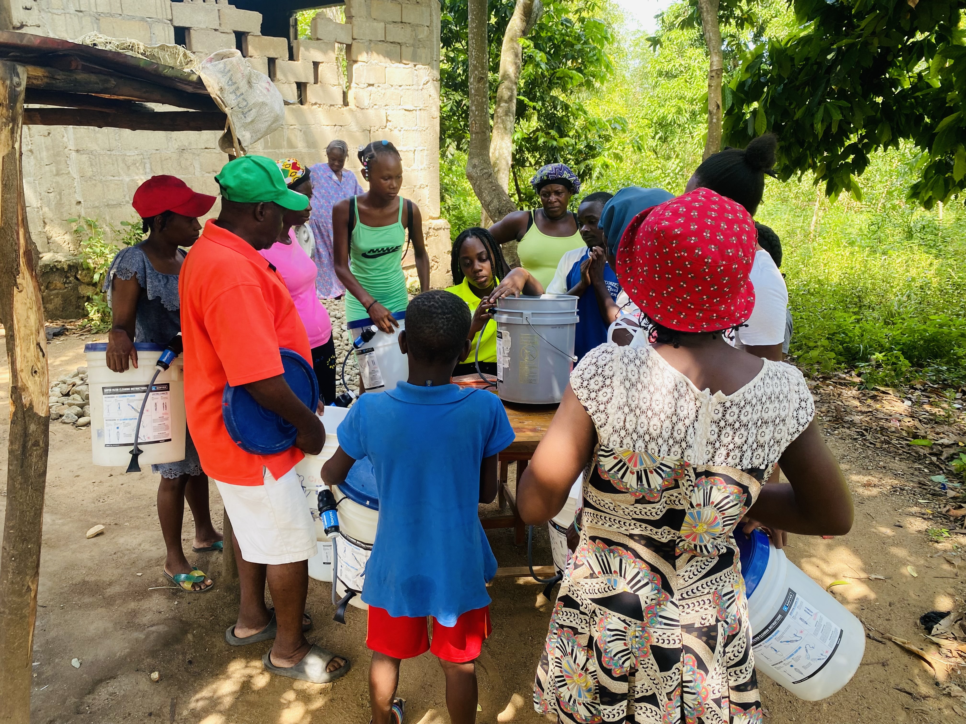 Another training group at the next village